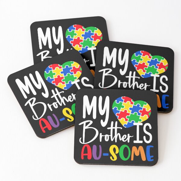Item preview, Autism Awareness Quote My Brother Is Au-some designed and sold by Ledadi.