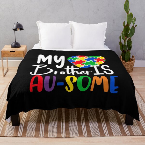 Item preview, Autism Awareness Quote My Brother Is Au-some designed and sold by Ledadi.