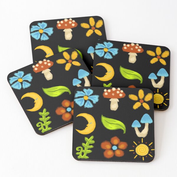 Item preview, Retro Dreamy Nature Pattern designed and sold by EveningRaine.