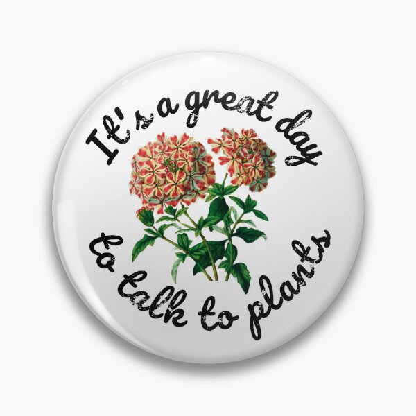 Item preview, Great day to talk to plants: vintage verbena designed and sold by MySciPic.