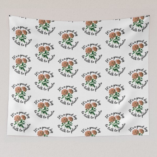 Item preview, Great day to talk to plants: vintage verbena designed and sold by MySciPic.