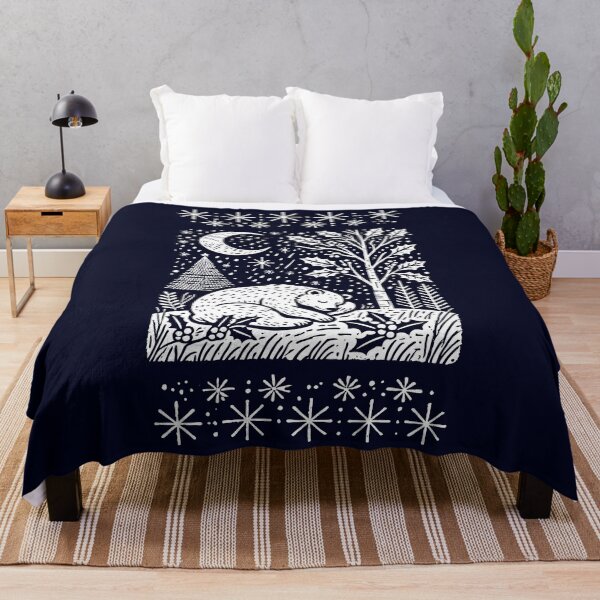 Item preview, Winter Slumber – Cozy Woodland Bear in Snowy Forest Design designed and sold by Victor Shadehorn.