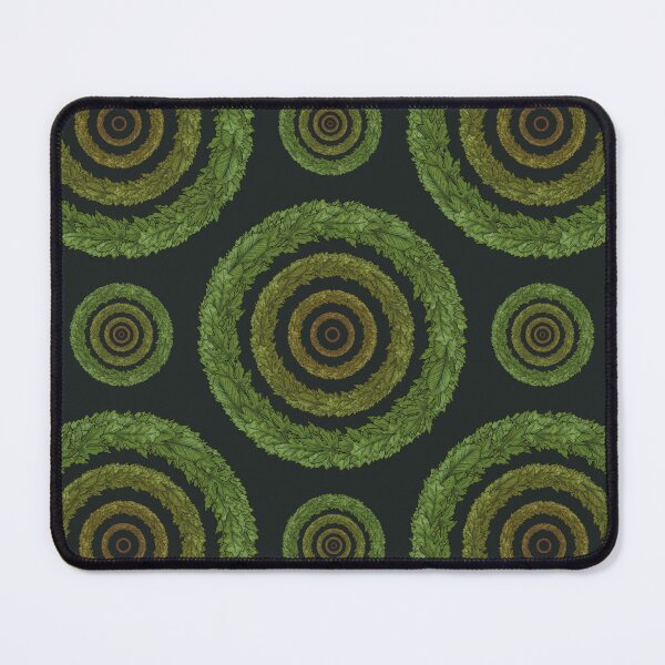 Item preview, Pattern of leafy wreaths designed and sold by Cherevan.