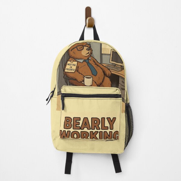 Item preview, Bearly Working – Office Nap Champ designed and sold by A Sinister Sly.