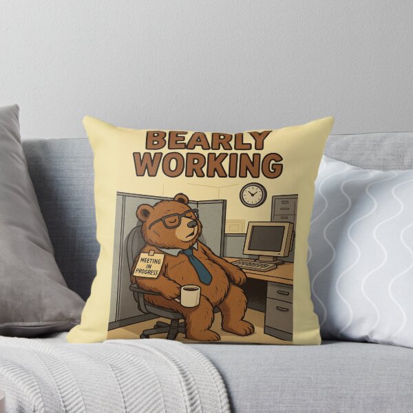 Item preview, Bearly Working – Office Nap Champ designed and sold by A Sinister Sly.