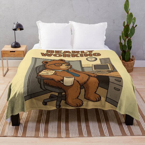 Item preview, Bearly Working – Office Nap Champ designed and sold by A Sinister Sly.