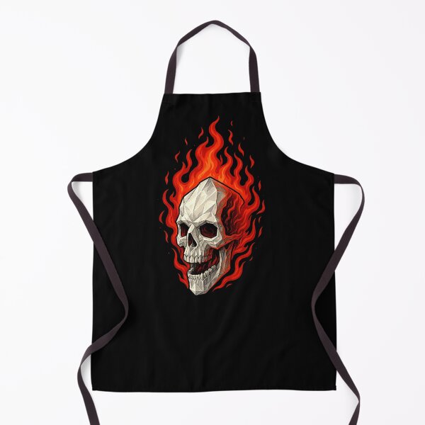 Item preview, Skull in Red Flames designed and sold by FarieArt.