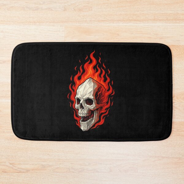 Item preview, Skull in Red Flames  designed and sold by FarieArt.