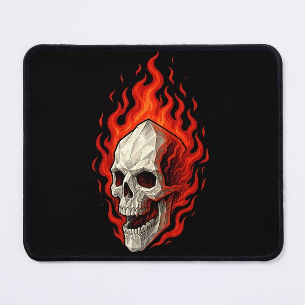 Item preview, Skull in Red Flames  designed and sold by FarieArt.