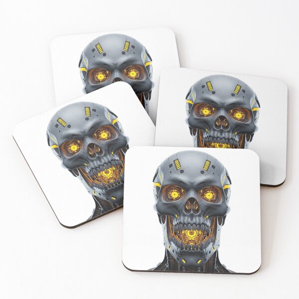 Item preview, Robot Metal Skull I designed and sold by Rex Vox.