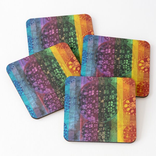 Item preview, Batik Pattern Rainbow Saturation Collage designed and sold by AuroraXGreen.