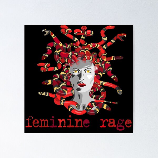 Item preview, feminine rage - red gorgon designed and sold by kobyakov.