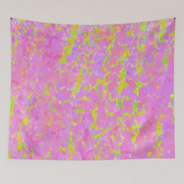 Item preview, Psychedelic Pink and Lime Abstract  designed and sold by springstdesign.