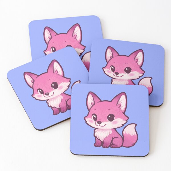 Item preview, Cute Pink Fox  designed and sold by FarieArt.