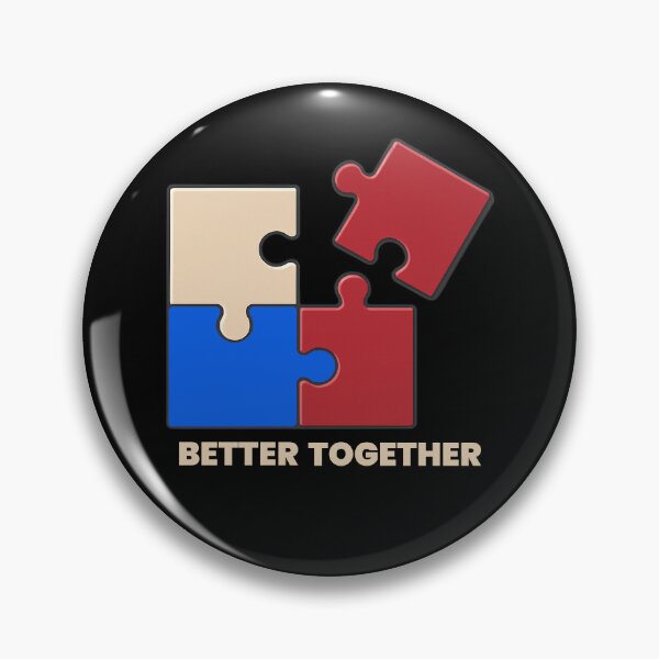 Item preview, Better Together Puzzle Unity Design designed and sold by Zini-ArtStudio.