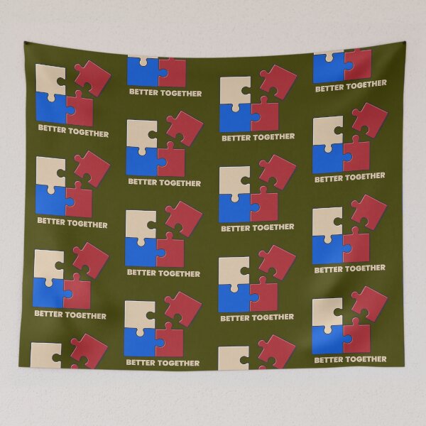 Item preview, Better Together Puzzle Unity Design designed and sold by Zini-ArtStudio.