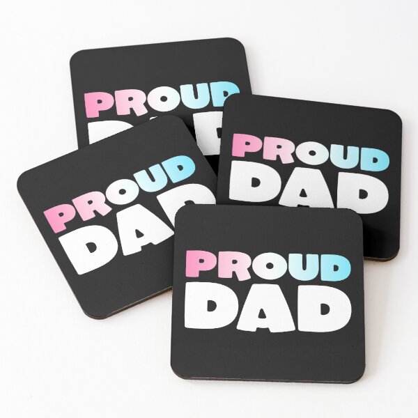 Item preview, Proud Dad - Trans Flag designed and sold by sillyjess.