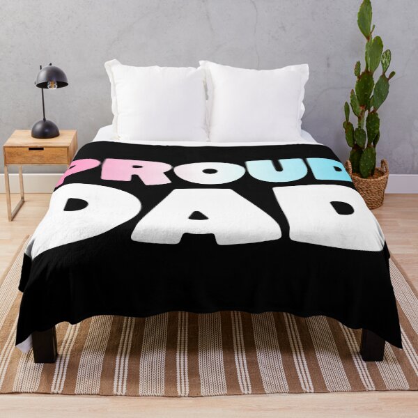 Item preview, Proud Dad - Trans Flag designed and sold by sillyjess.