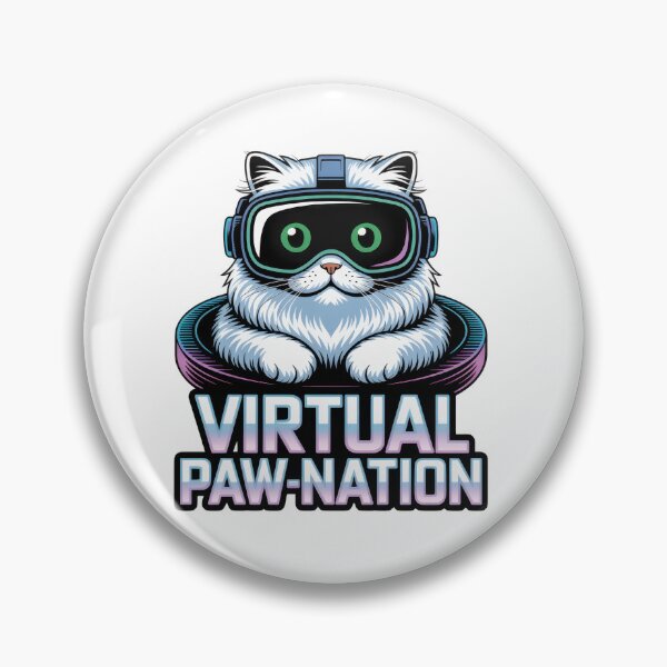 Artikelvorschau, Virtual Reality Katze – Paw Nation VR Headset Art entworfen und verkauft von EpicMediaShop.