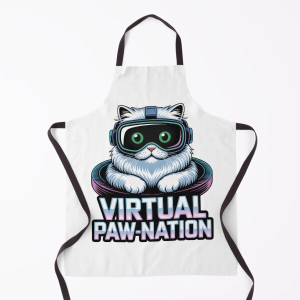 Item preview, Virtual Reality Cat – Paw Nation VR Headset Art designed and sold by EpicMediaShop.