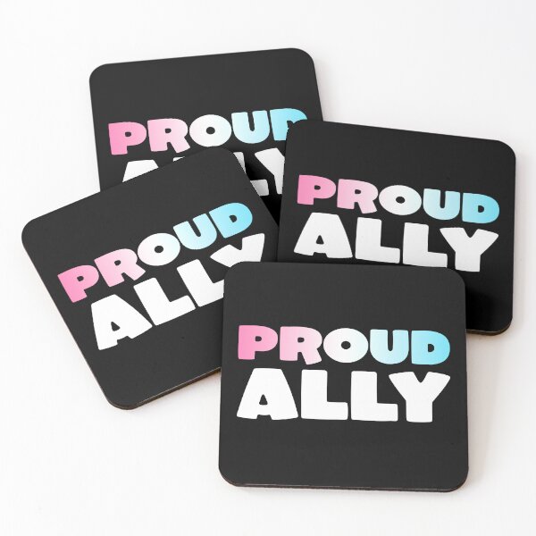 Item preview, Proud Ally - Trans Flag designed and sold by sillyjess.