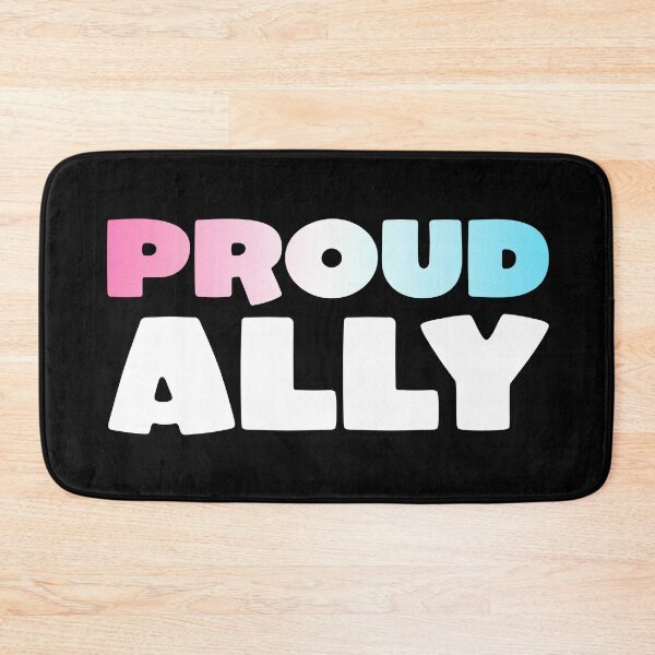 Artikelvorschau, Stolzer Verbündeter - Trans-Flagge entworfen und verkauft von sillyjess.