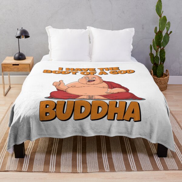 Item preview, Buddha, Body of a God, fitness, zen, yoga, funnyfits70, Humor, Funny, retro, vintage, funny quotes, animal humor, designed and sold by FunnyFits70.