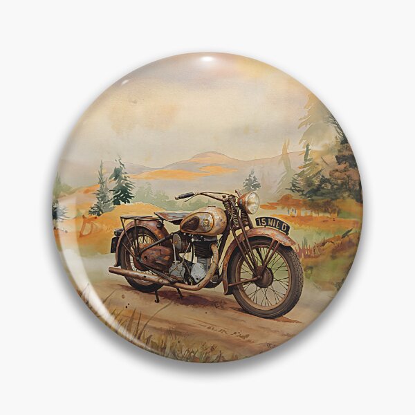 Item preview, Vintage Motorcycle 17 designed and sold by Made-by-Gus.