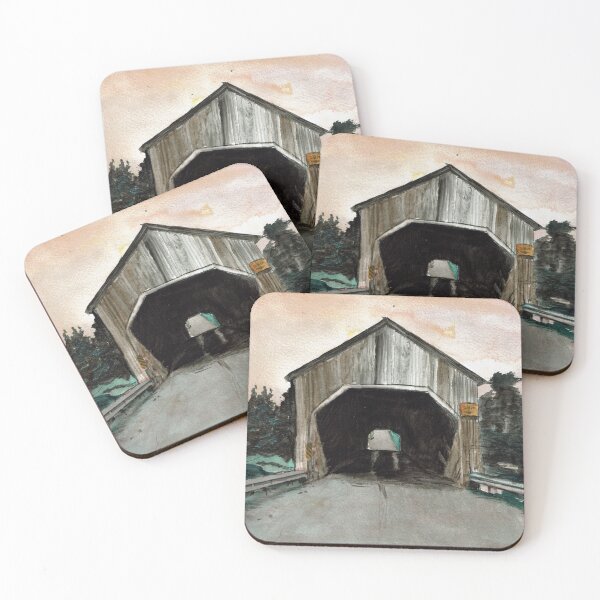 Item preview, Covered Bridge - Graham Creek designed and sold by Dureall Ramsdell.