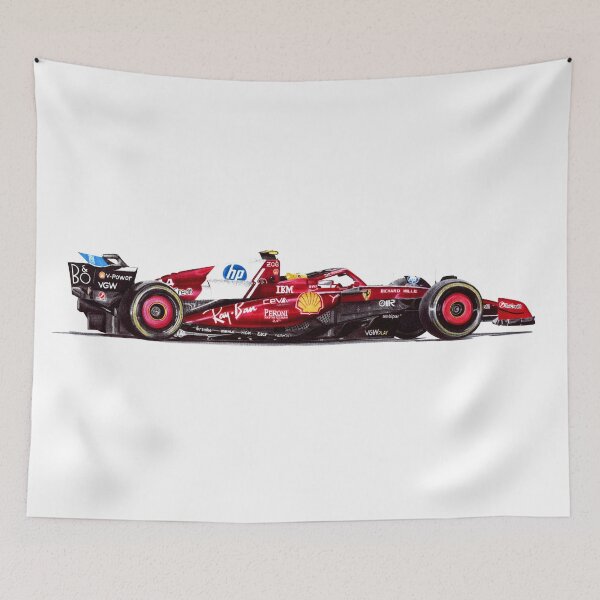 Item preview, Lewis Hamilton in F1 Ferrari SF-25. designed and sold by Car drawings by Pavlo Scherbatyuk.