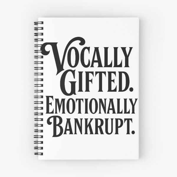 Item preview, Vocally Gifted, Emotionally Bankrupt  Singing Through the Breakdown designed and sold by Shoot-The-Moon.