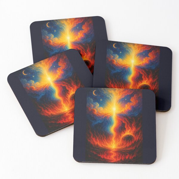 Item preview, Where Heaven Meets Hell – Celestial Collision designed and sold by A Sinister Sly.