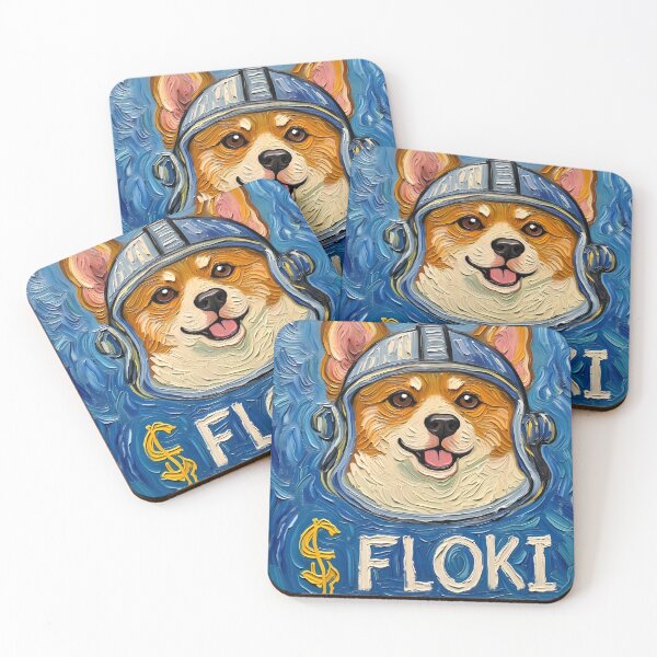 Item preview, Floki Inu - Portrait of a Meme designed and sold by DigitaledbyTailor.