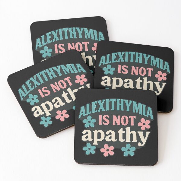 Item preview, Alexithymia is not apathy, neurodivergent expression designed and sold by SvarunPogani.