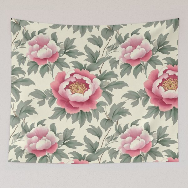 Item preview, Painterly Toile — Vintage Floral Sketch designed and sold by HEADMADE-TV.