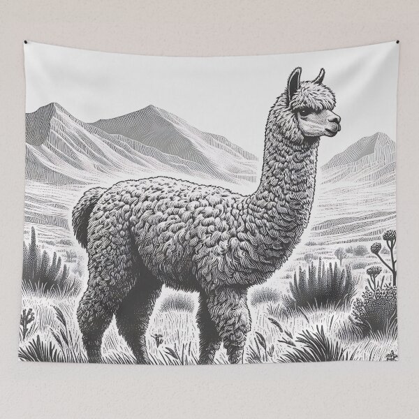 Item preview, Alpaca Art #6 | Alpaca Lovers designed and sold by ksgraphics222.