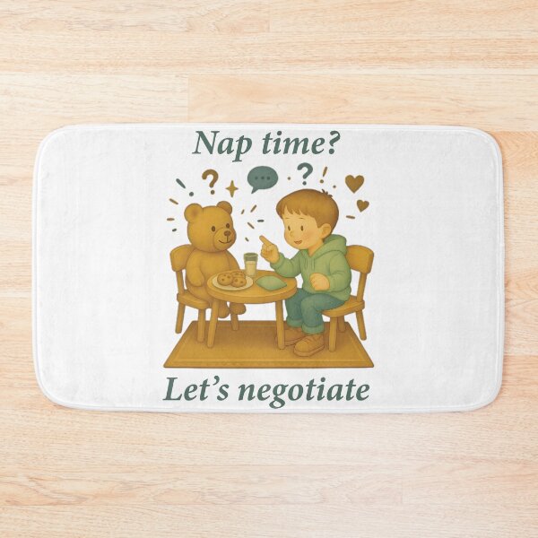 Item preview, Nap Time Let's Negotiate Funny Saying designed and sold by LuminOrb.