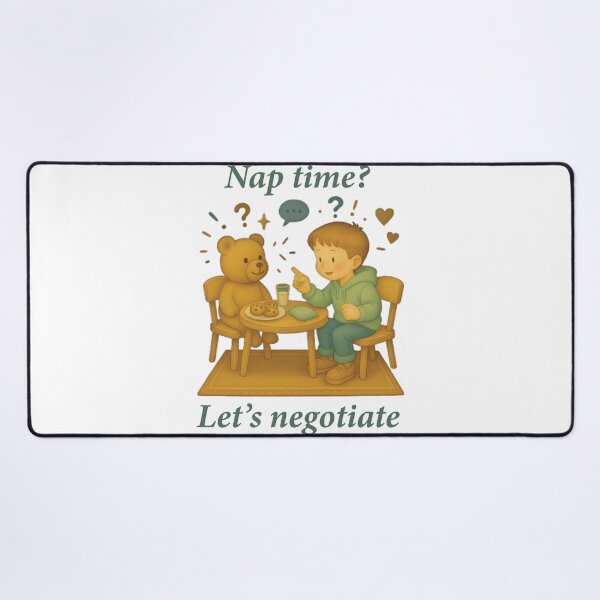 Item preview, Nap Time Let's Negotiate Funny Saying designed and sold by LuminOrb.