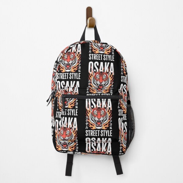 Item preview, Osaka Streetwear Flaming Tiger Japanese Graphic Asian Japan Tokyo designed and sold by w1ckerman.
