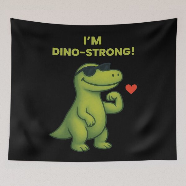 Item preview, I'm Dino-strong Kindergarten Graduation designed and sold by LuminOrb.