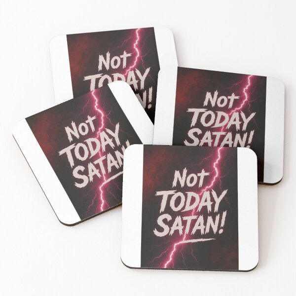 Item preview, Not today Satan! designed and sold by TherapyVibes.
