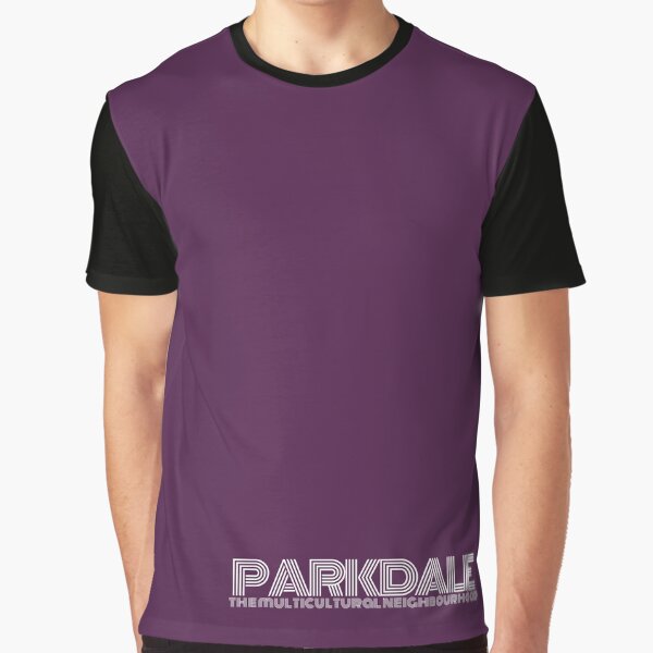 Parkdale the Multicultural Neighbourhood Disco by Pitrener for the Parkdale Residents' Association. Graphic T-Shirt