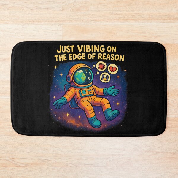 Item preview, Astronaut Vibing on Edge of Reason designed and sold by MysticArtisan.