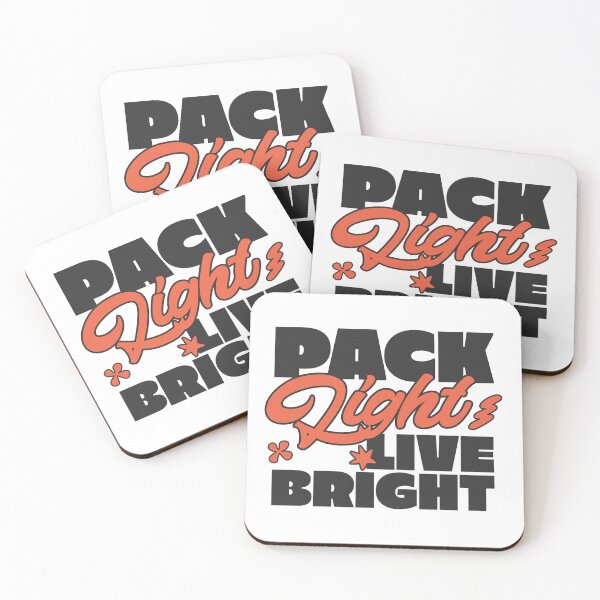 Item preview, Pack Light Live Bright Inspirational Quote  designed and sold by flidesign .