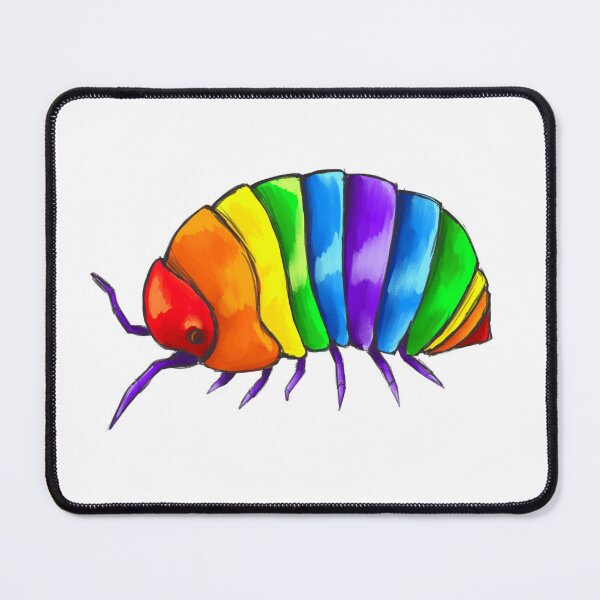 Item preview, Rainbow Pride Slater Beetle designed and sold by Bethany Stimpson.