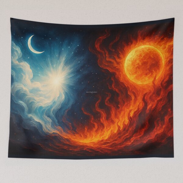 Item preview, Balance of the Eternal Realms – Sun vs Moon designed and sold by A Sinister Sly.