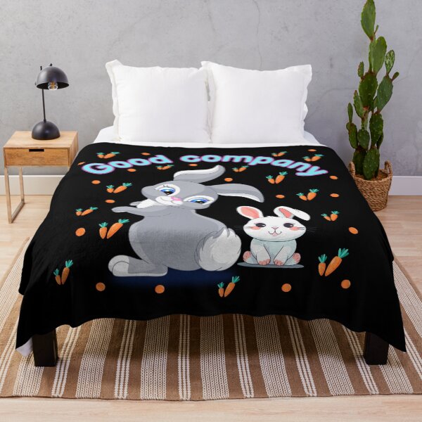 Item preview, Copia de Conejitos Tiernos con Zanahorias y Frase "Good Company" designed and sold by MadeByKriss.