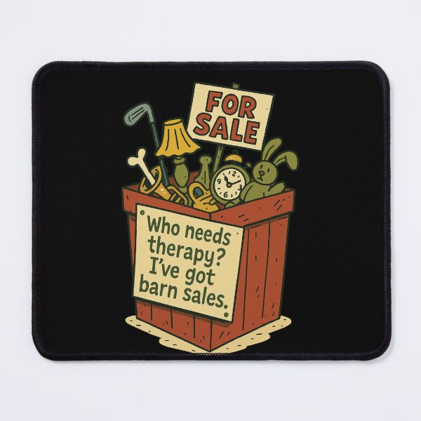 Item preview, Flea Market Yard Sale Therapy Vintage Retro designed and sold by LuminOrb.