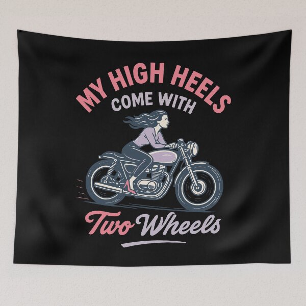 Item preview, My High Heels Come With Two Wheels Vintage designed and sold by LuminOrb.