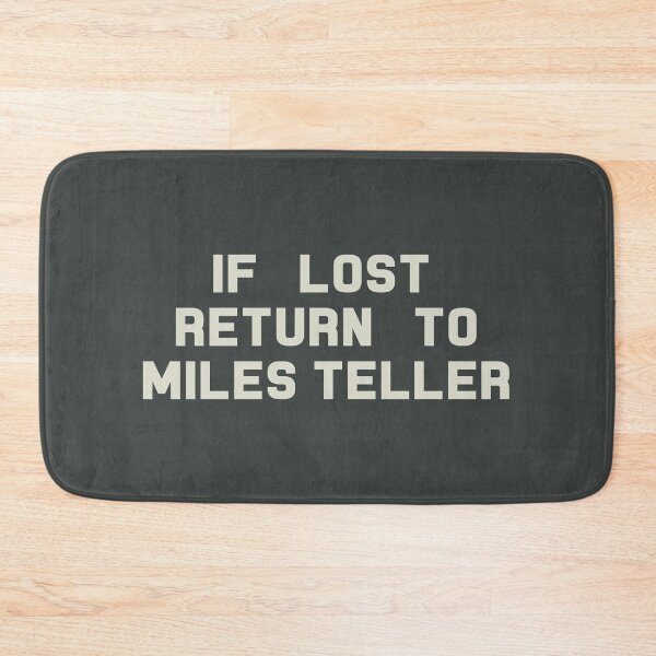 Item preview, If Lost Return to Miles Teller Tee designed and sold by deluluhaze.
